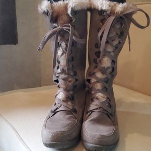 Sporto Olive Suede Boots Size 10